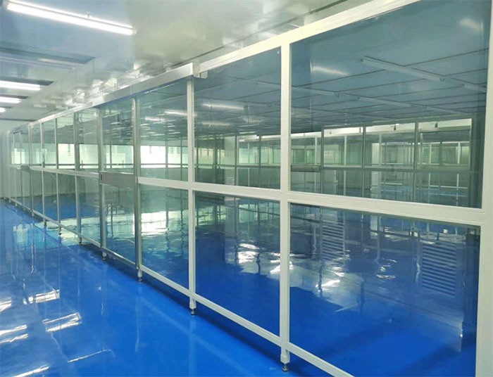 流水線潔凈棚又稱為生產線潔凈室或者組裝式潔凈棚，水線生產無塵棚，潔凈組裝流水線生產潔凈棚，凈化風淋流水線